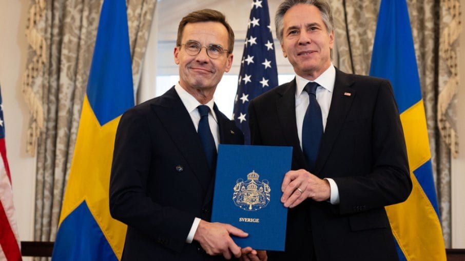 Suécia entra oficialmente na Otan