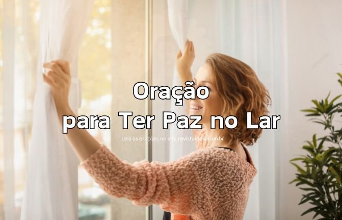 Oração para Ter Paz no Lar